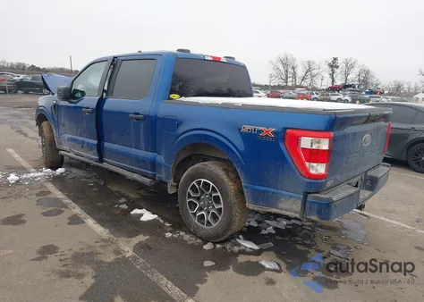 2022 Ford F-150 Xl z USA, uszkodzony, nr VIN 1FTFW1E51NKF19444